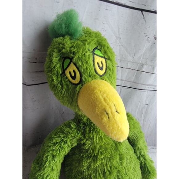 Kohls Cares 16 Inch Dr. Seuss Oh Say Can Say Green Parrot Bird Plush Stuffed - Picture 2 of 7